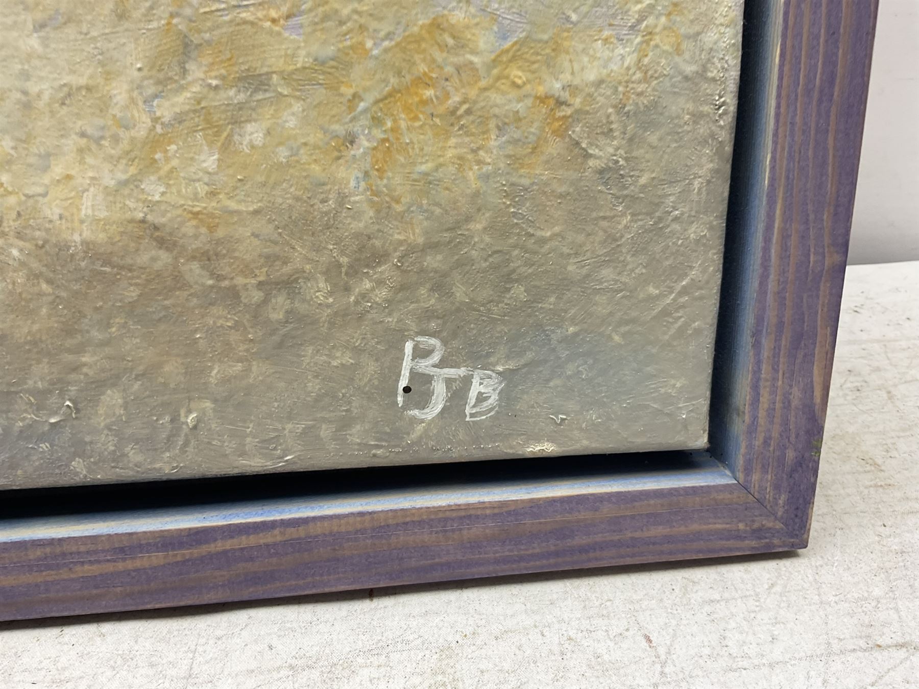 Peter J Bailey (British 1951-): 'The Wild Swimmers' - South Bay Scarborough, oil on canvas signed, titled verso 81cm x 102cm