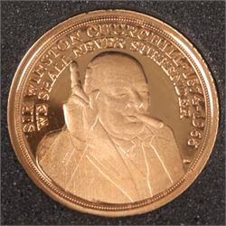 Queen Elizabeth II Gibraltar 2020 'The Greatest Briton' three coin sovereign set, full to quarter sovereign, issued by The London Mint Office, cased with certificate