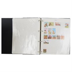 World stamps including Australia, Zimbabwe, Nigeria, Pitcairn Islands, Gilbert and Ellice, Bulgaria, Chile, United States of America, Tunisia, Poland, Greece, China etc, housed in ten ring binder folders