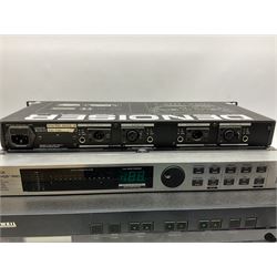 Kurzweil 1000AX Plus acoustic expander, serial no.89030049; and Behringer SNR2000 Denoiser, serial no.78362 02452 04 with Feedback Destroyer Pro Model DSP1100P; all with leads (3)