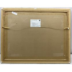 Geoffrey Stansfield (British 1933-2011): 'Courtyard in Gaios - Paxos', acrylic on board signed with initials and dated '02, titled on exhibition label verso 46cm x 60cm 
Provenance: exh. Royal Academy Summer Exhibion 2002, label verso