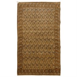 North West Persian Tabriz hand-knotted carpet, field with an all-over repeating boteh desi...