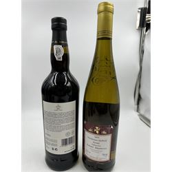 Dow’s Tawny port, one bottle, together six Pieroth Blue Burg Layer 2011 Schlosskapelle Kabinett Nahe and ten other 