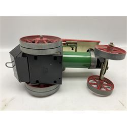 Mamod TE1A steam tractor with burner, unboxed
