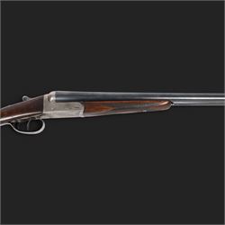 Master 12 bore double trigger, boxlock, side by side double barrel shotgun with 71cm (28