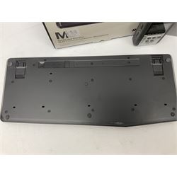 Edirol by Roland boxed 24 bit 96kHz wave MP3 recorder, boxed Rode microphone and Logitech keyboard and mouse etc