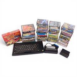 Sinclair ZX Spectrum and printer, with a large collection of Spectrum games, including Que...