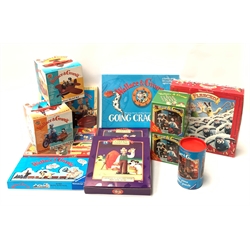  Wallace & Gromit - two unmade Airfix construction kits of Aeroplane and Motorcycle & Sidecar, four various jig-saws, Pressman Going Crackers game, Peter Pan Modelling Kit and Craft Set and three other games, all boxed  