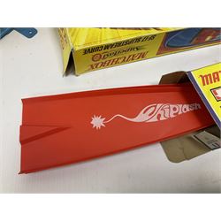 Matchbox Superfast Race Set with boxed Slipstream Curves and Superboosters; and quantity of playworn and unboxed die-cast models