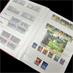 Queen Elizabeth II mint decimal stamps,  housed in stock book folder, face value of usable postage approximately 410 GBP