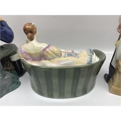 Three Royal Doulton figures, comprising The Lobster Man HN2317, Morning Ma'am HN 2895 and Pauline HN2441