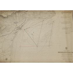 Six late 19th/20th century sea charts of Filey Bay, Bridlington Bay, River Humber and River Thames (6)