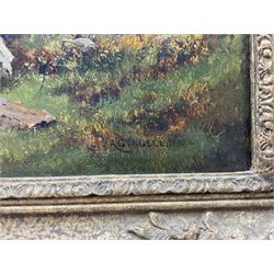 Albert Gyngell (British 1841-1894): North Wales Landscape, oil on canvas signed and dated 1880, titled verso with artist's Worcester address 50cm x 75cm