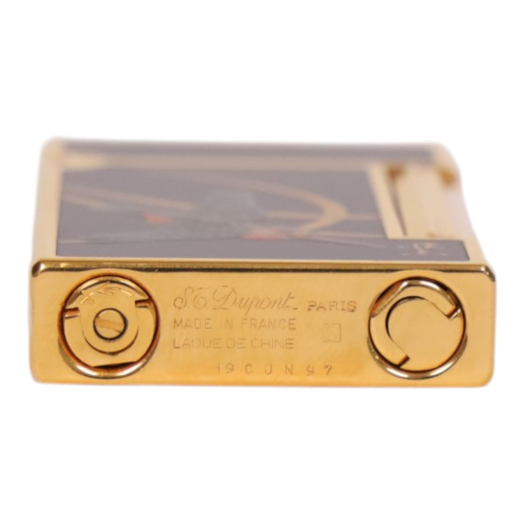 S J Dupont - Kawasemi, by artist Tadashi Inami, the Kingfisher Maki-E lighter with serial number 19CJN97, in the original presentation box