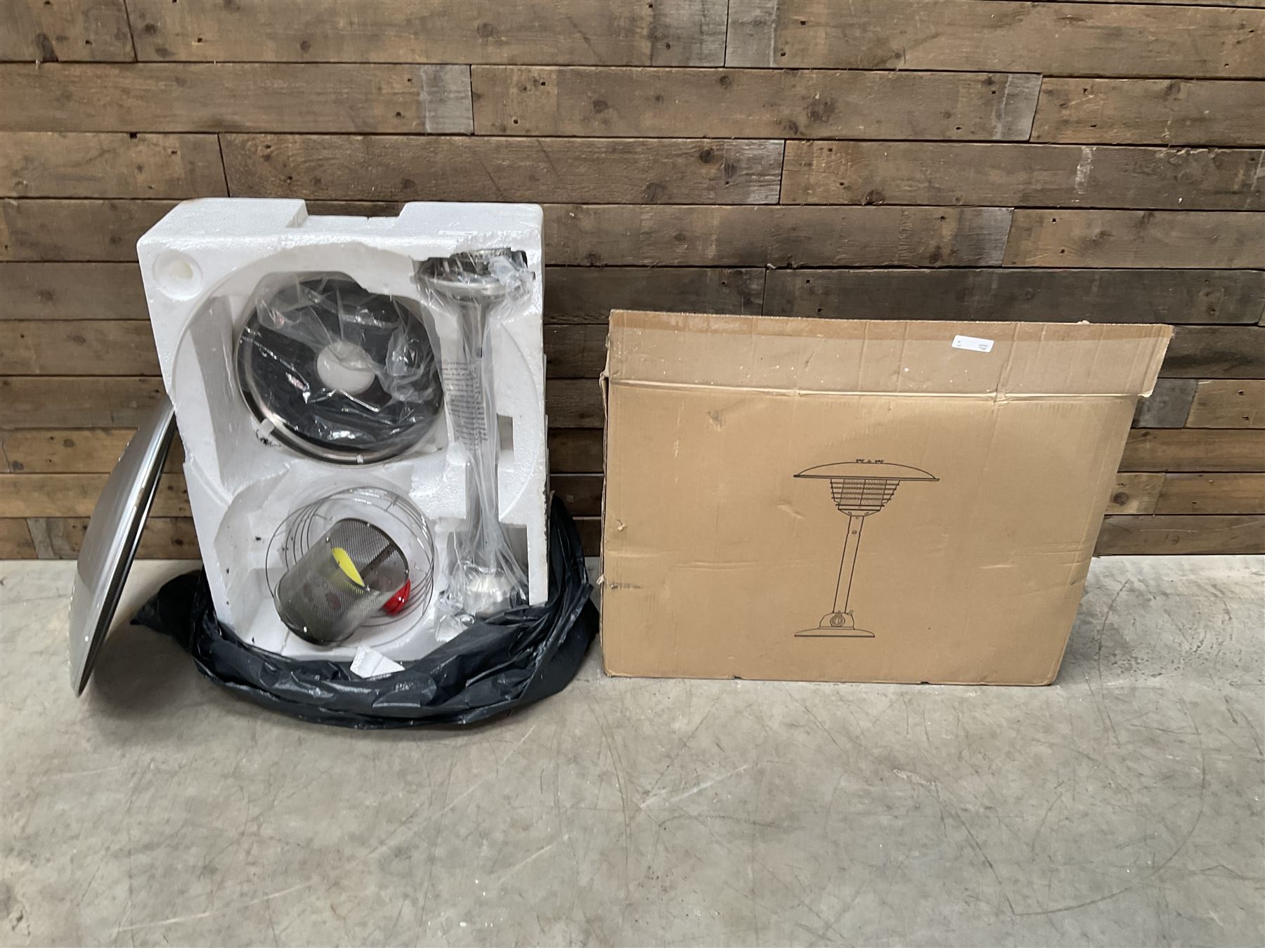 Two Firefly table top patio heaters