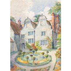 George Farquhar Pennington (British 1872-1961): Scarborough Castle 'The Village Smithy Lythe' 'Cottages Lythe' and 'The Vicarage Lythe' and others, six watercolours variously signed and titled, max 28cm x 39cm (6) (unframed)