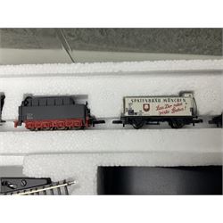 Marklin 'Z' gauge - No.81863 train set with 2-10-0 locomotive and six goods wagons; still factory sealed in box