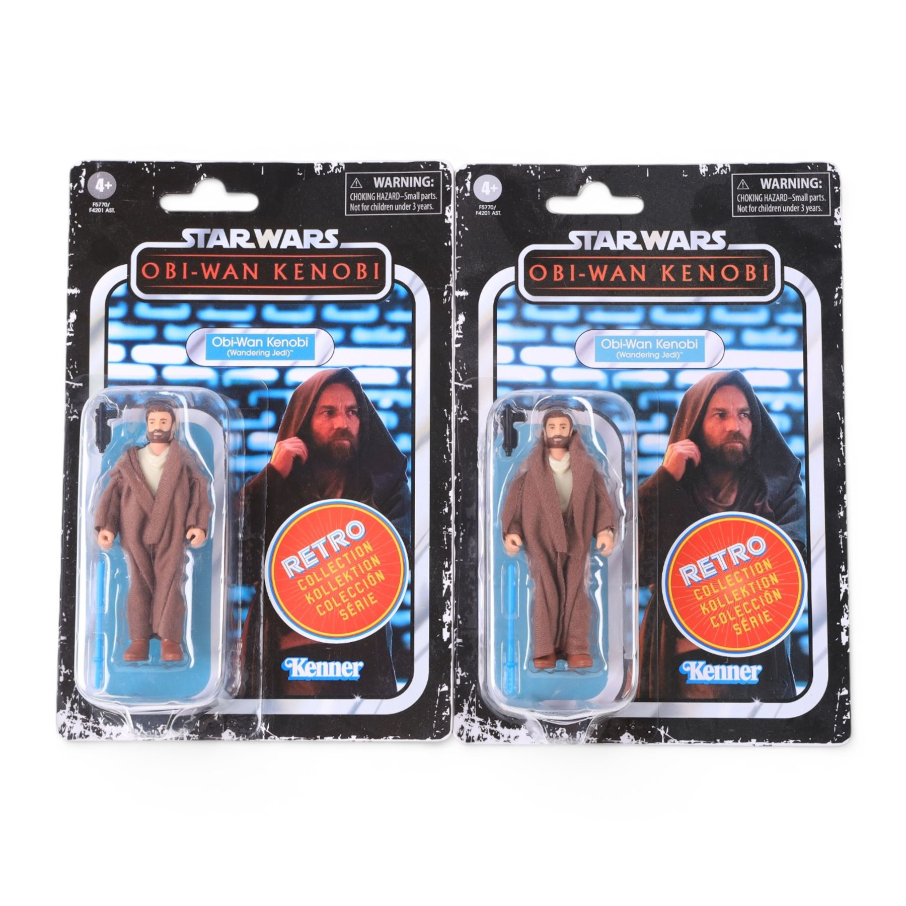 Twelve Hasbro Kenner Star Wars Obi-Wan Kenobi TV series figures, including Retro Collection examples, comprising NED-B, Reva, Grand Inquisitor x4, Fifth Brother x2, Obi-Wan Kenobi (Wandering Jedi) x2 and Darth Vader (The Dark Times) x2, all carded