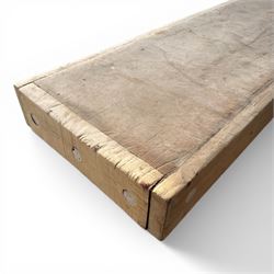 Large beech hardwood butchers block