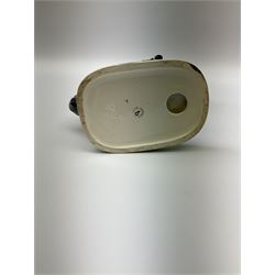 A Beswick model of a huntsman on rearing horse, model no 868 2nd edition, with printed mark beneath, H25cm. 