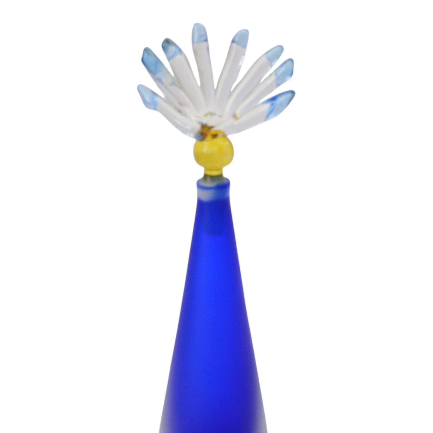 Bob Crooks (1956-) for First Glass, three glass scent bottles and stoppers, largest H24cm