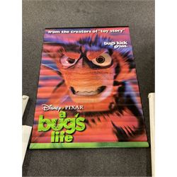 Ten large vinyl film posters, to include The Aristocats, Absolute Power, First Knight, etc 