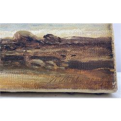 Ralph Reuben Stubbs (British 1824-1879): Scarborough from Cornelian Bay, oil on canvas signed and dated 1858, titled signed and dated on the stretcher 22cm x 33cm (unframed) 
Provenance: private collection, purchased David Duggleby Ltd 3rd March 2014, Lot 200