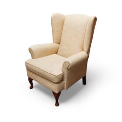 Whitehead designs - lounge suite comprising two ‘Langdon’ sofas and one ‘Oakham’ armchair upholstered in beige fabric (H102cm, W80cm, D63cm)