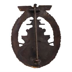 WWII German Third Reich Kriegsmarine High Seas Fleet Badge
