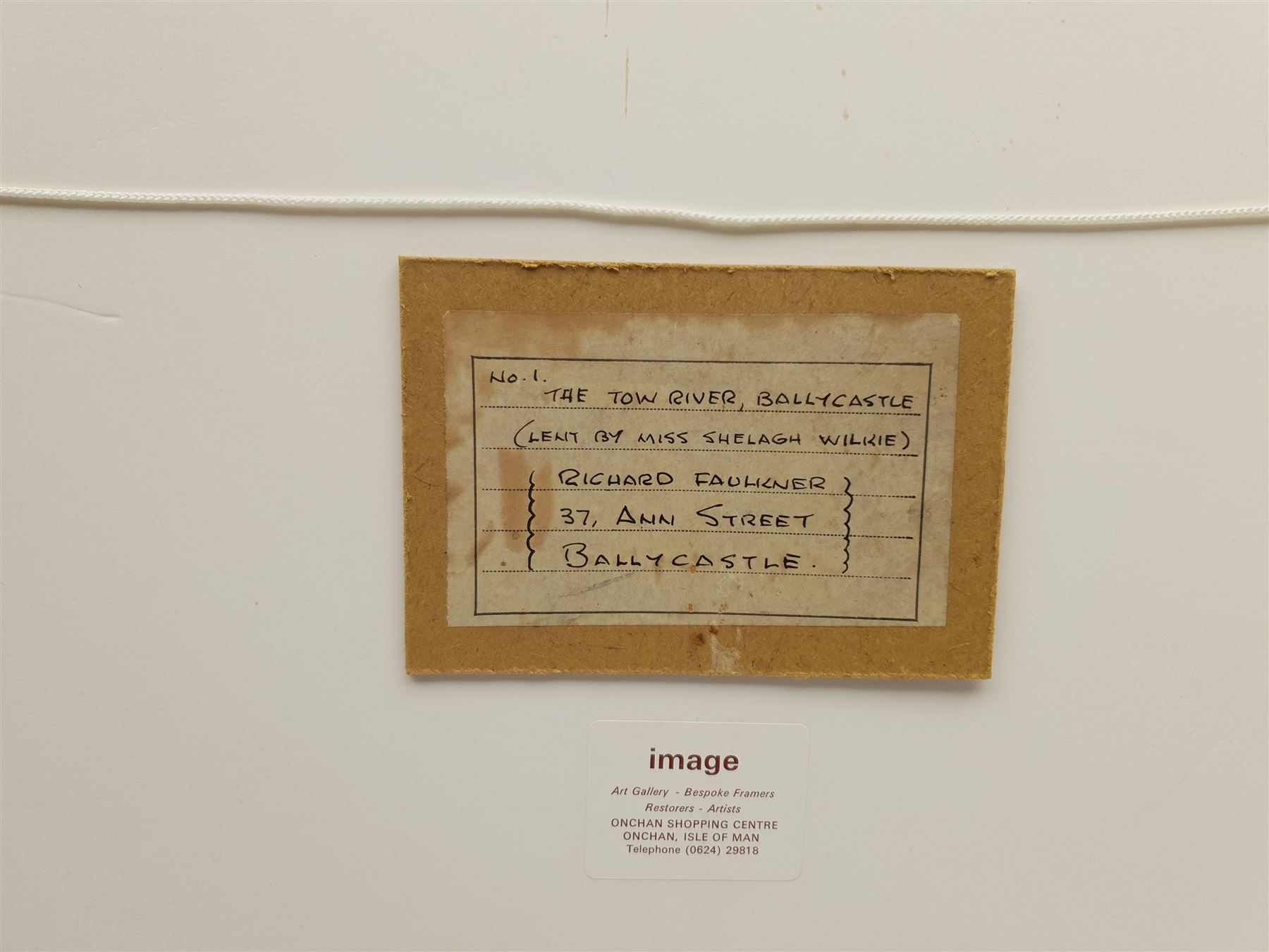 Richard Faulkner (Irish 1917-1988): 'The Tow River Ballycastle', 'The Little Bridge' and Coastal Landscape, three watercolours signed, two titled on labels verso with artist's address, max 26cm x 37cm (3)