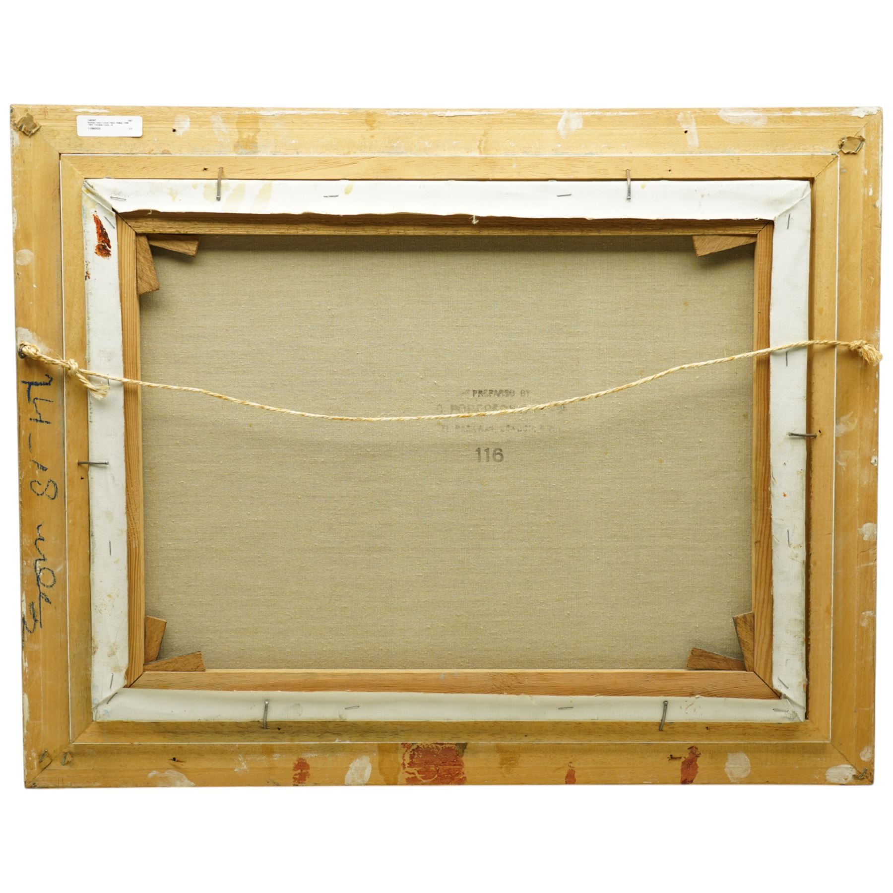 Norman Henry French 'Rima' (British, 1906-1984): Venetian Landscape with Gondoliers, oil on canvas signed 45cm x 60cm