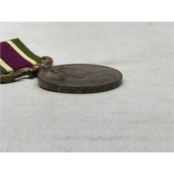 Edward VII Tibet 1903-4 bronze medal awarded to 481 Cooly Astarlir S & T Corps; with ribbon