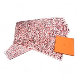 Hermes 'Reve de Gloria' silk scarf, desi