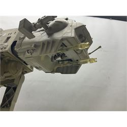 Star Wars - two unboxed vintage Star Wars vehicles comprising Millenium Falcon with 3 3/4