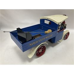 Mamod SW1 ‘Steam Wagon’ live steam, in blue and red