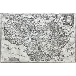 Heinrich Scherer (1628-1704): 'Africae Pars Borealis', engraved map pub. 1699, 24cm x 36cm