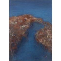 Madeleine Eyland (Belgian/British 1930-2021): 'Sea Link', pastel signed 37cm x 26cm 
Prov...