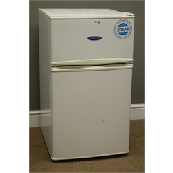  Small IceKing fridge freezer, H83cm, W48cm, D49cm (This item is PAT tested - 5 day warranty from date of sale)   