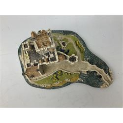 Lilliput Lane 'Harvest House' special edition figure group, limited edition of 4950, boxed with certificate, together with 'Eilean Donan Castle' model, boxed with deed