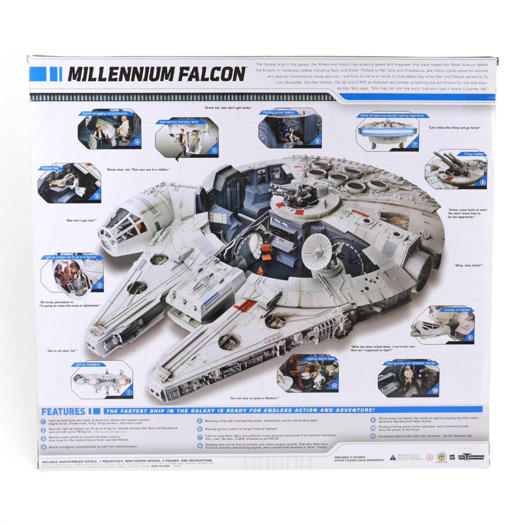 Hasbro Star Wars The Legacy Collection Millennium Falcon, in sealed box with original mailing box