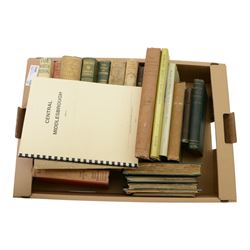 Collection of local history antiquarian books, including Baines, Thomas: Yorkshire Past an...