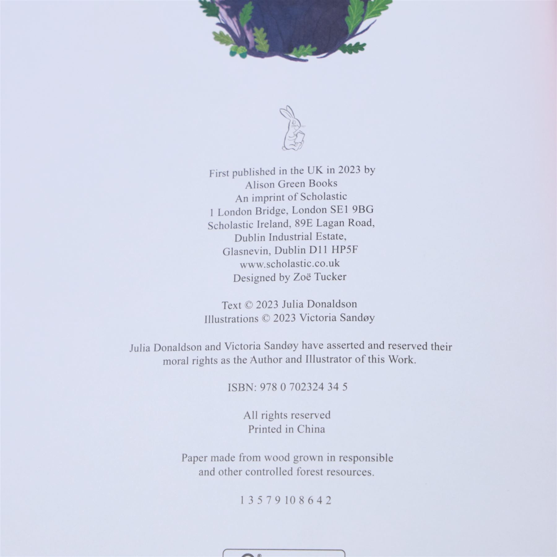 Nine signed first edition Julia Donaldson children's books, comprising The Bowerbird, The Detective Dog, Colours Colours Everywhere, Superworm, The Tooth Fairy and The Crocodile, Teeny Weeny Genie, A Pocketful of Songs, Book of Names and The Oak Tree