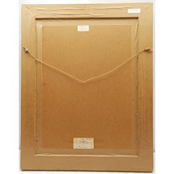 Oriental School (20th century): Portrait of a Chinese Man Smoking, oil on board indistinctly signed 59cm x 44cm