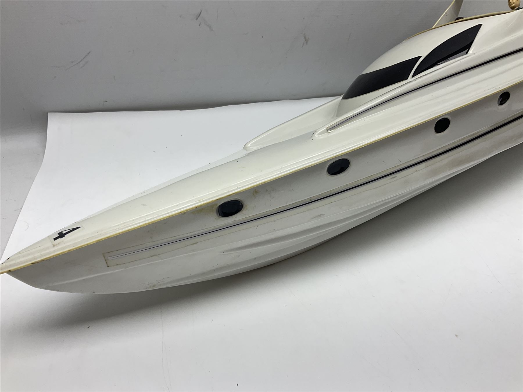 Control Freaks Eddie Stobart Ltd 1:18 scale remote controlled Scania Truck; boxed; and Graupner RC Motor-yacht Portofino II; boxed with control unit (2)