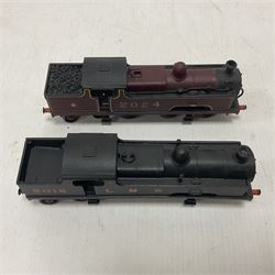 ‘00’ gauge - two kit built steam locomotives comprising Midland Railway Class 2000 0-6-4T no.2024 finished in LMS crimson; together with another MR 2000 Class 0-6-4T locomotive numbered 2018 and finished in LMS black (2) 