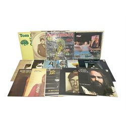 Vinyl LP records including Iron Maiden Killers, Leonard Cohen, Billy Joel, Demis Roussos etc