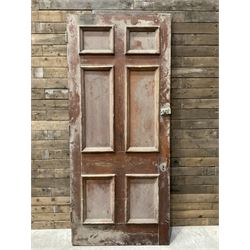 Five 19th century heavy pitch pine six panel doors

226cm x 99cm
228cm x 99cm
228cm x 100cm
228cm x 100cm
228cm x 99cm