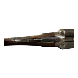 SHOTGUN CERTIFICATE REQUIRED - Charles Lancaster, 12 bore side by side shotgun, 66cm (26