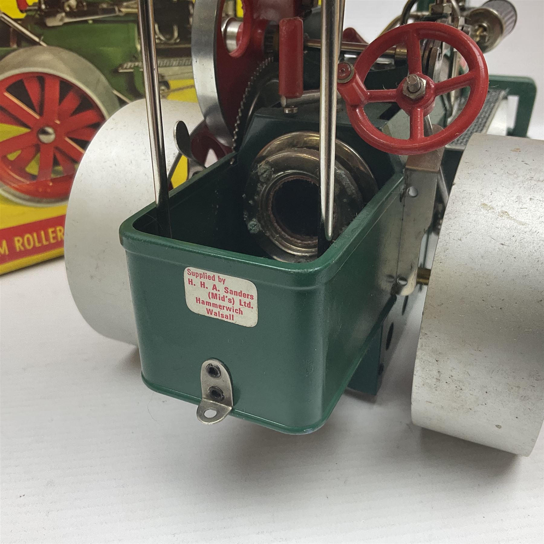 Wilesco D36 live steam roller (Dampf-Strassenwalze) 