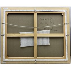 Malcolm Ludvigsen (British 1946-): 'Scarborough', oil on canvas signed, titled and dated 'Oct 21 2016' verso 60cm x 75cm